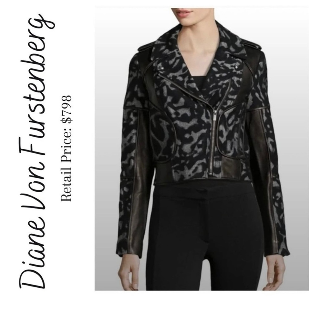 Diane Von Furstenberg Leo Theodora Jacket Like New!!
